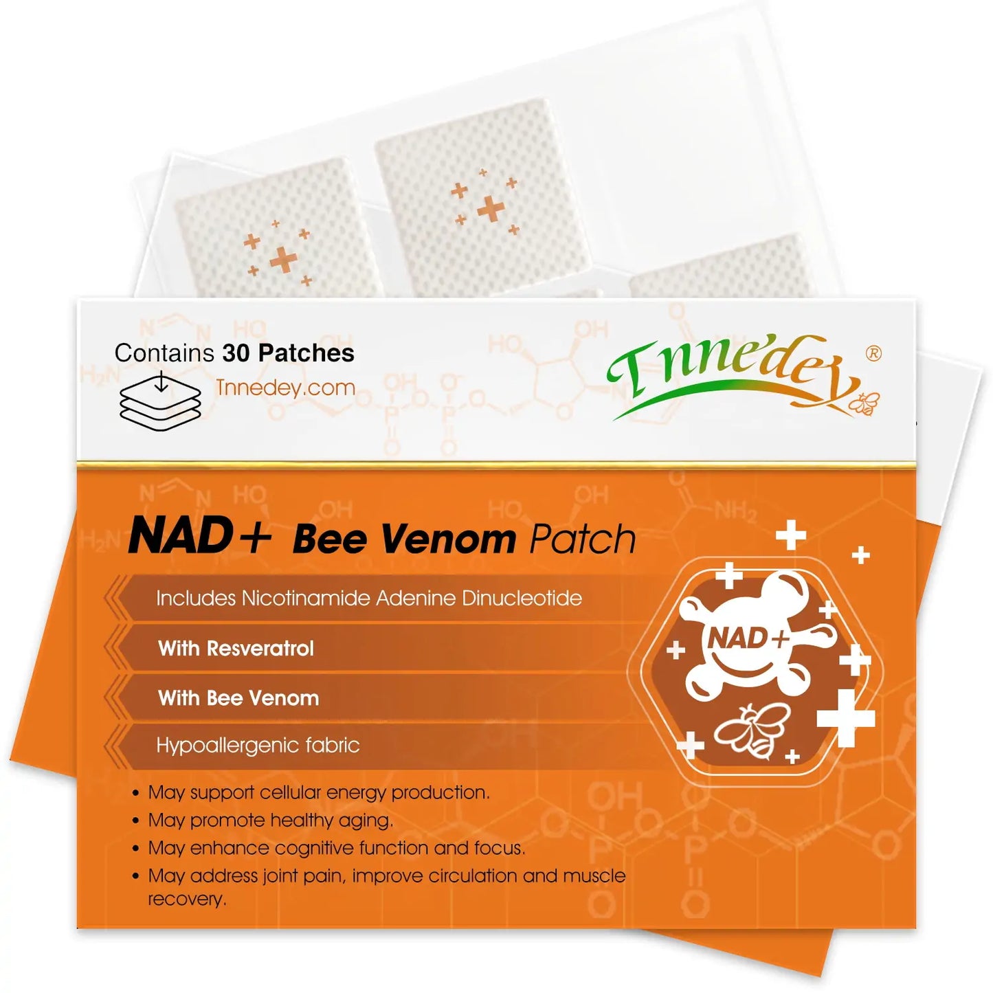 【Official Authorized Store】Tnnedey® 💎NAD+ Bee Venom Patch – Ultimate Skin Rejuvenation & Energy Boost（Last Day Discount：75%）
