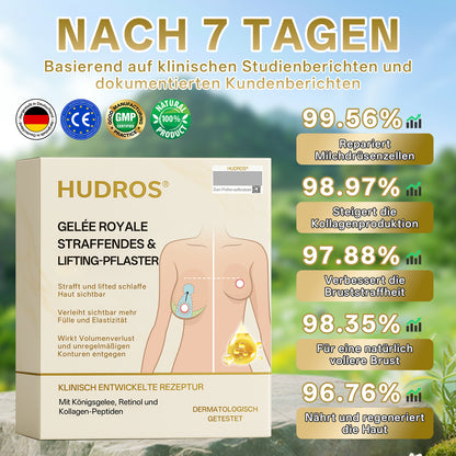 【Offizieller Flagship-Store】👑𝐇𝐔𝐃𝐑𝐎𝐒® Gelée Royale STRAFFENDES LIFTING-PFLASTER — Sicher in der Stillzeit anwendbar