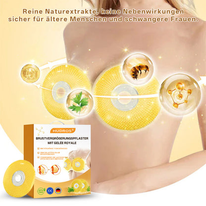 【Offizieller Flagship-Store】𝐇𝐔𝐃𝐑𝐎𝐒® Brustvergrößerungspflaster mit Gelée Royale — Sicher in der Stillzeit anwendbar
