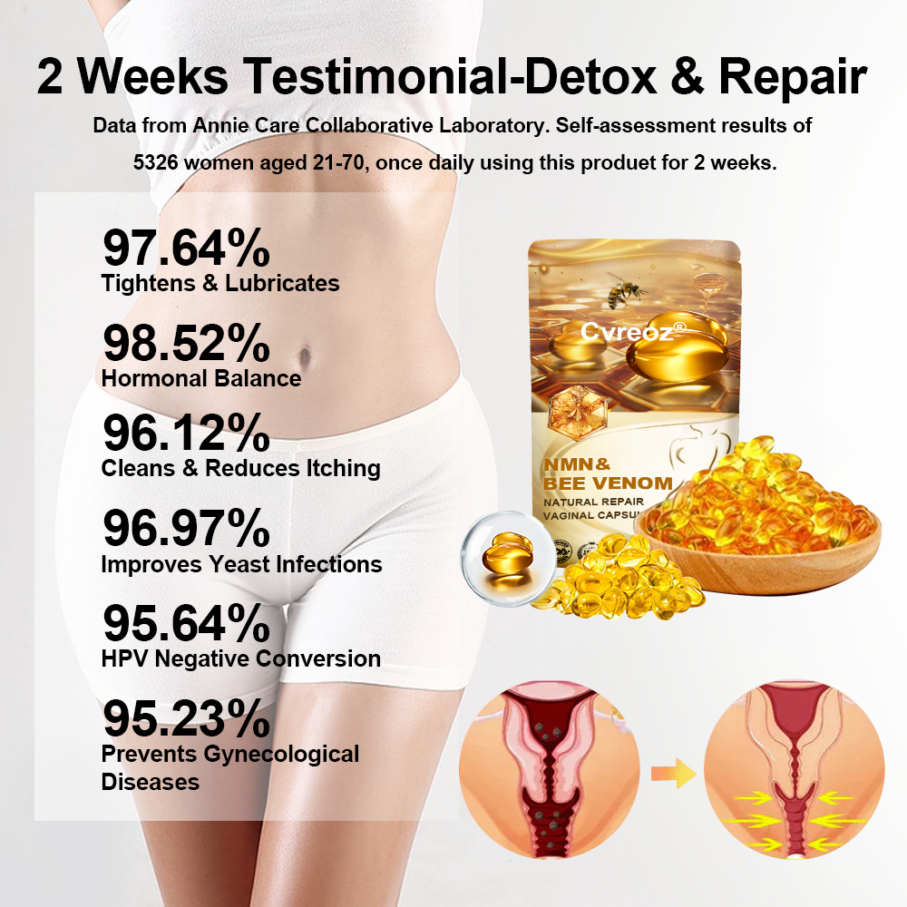 💐𝐂𝐯𝐫𝐞𝐨𝐳® 𝐁𝐞𝐞 𝐕𝐞𝐧𝐨𝐦 𝐍𝐌𝐍 𝐍𝐚𝐭𝐮𝐫𝐚𝐥 𝐑𝐞𝐩𝐚𝐢𝐫 𝐕𝐚𝐠𝐢𝐧𝐚𝐥 𝐂𝐚𝐩𝐬𝐮𝐥𝐞𝐬 [𝐅𝐨𝐫 𝐚𝐥𝐥 𝐯𝐚𝐠𝐢𝐧𝐚𝐥 𝐚𝐧𝐝 𝐡𝐨𝐫𝐦𝐨𝐧𝐚𝐥 𝐩𝐫𝐨𝐛𝐥𝐞𝐦𝐬]