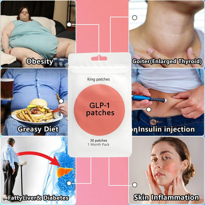 GLP-1 Pat🎊 - Slimming, Skin Tightening, Blood Sugar Support, No Injection, 7- Day Result