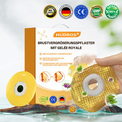 【Offizieller Flagship-Store】𝐇𝐔𝐃𝐑𝐎𝐒® Brustvergrößerungspflaster mit Gelée Royale — Sicher in der Stillzeit anwendbar