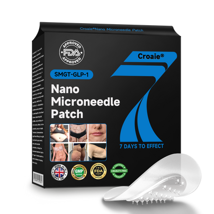 CROAIE ®🌟 Nano Microneedle Patch with SMGT-GLP-1 & Matrixyl 3000 – Slimming, Skin Tightening, Blood Sugar Support, No Injection, 7-Day Result