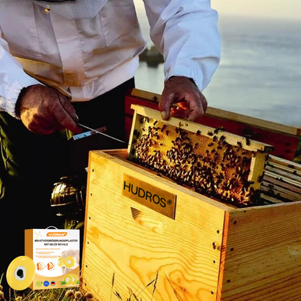 【Offizieller Flagship-Store】𝐇𝐔𝐃𝐑𝐎𝐒® Brustvergrößerungspflaster mit Gelée Royale — Sicher in der Stillzeit anwendbar