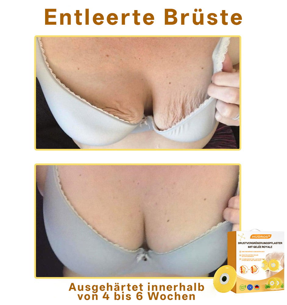 【Offizieller Flagship-Store】𝐇𝐔𝐃𝐑𝐎𝐒® Brustvergrößerungspflaster mit Gelée Royale — Sicher in der Stillzeit anwendbar