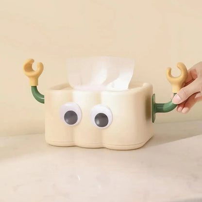 2Pcs DIY tissue box decorative foot legs self-adhesive multifunctional bin hand hook holder decoration decorative stuff