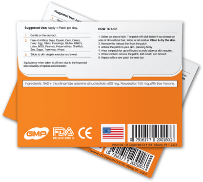 【Official Authorized Store】Tnnedey® 💎NAD+ Bee Venom Patch – Ultimate Skin Rejuvenation & Energy Boost（Last Day Discount：75%）